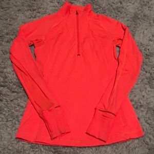 Vibrant Coral Lululemon Quarter Zip